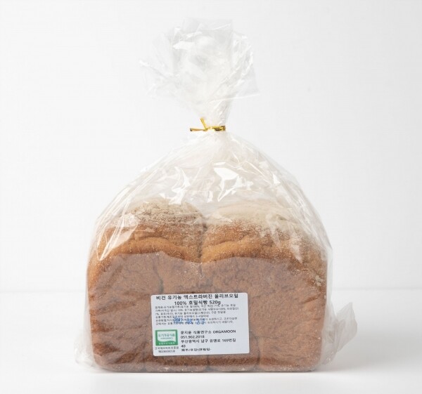 유기가공식품 전문베이커리 올가문,비건 유기농 호밀식빵 Vegan Organic Rye Bread