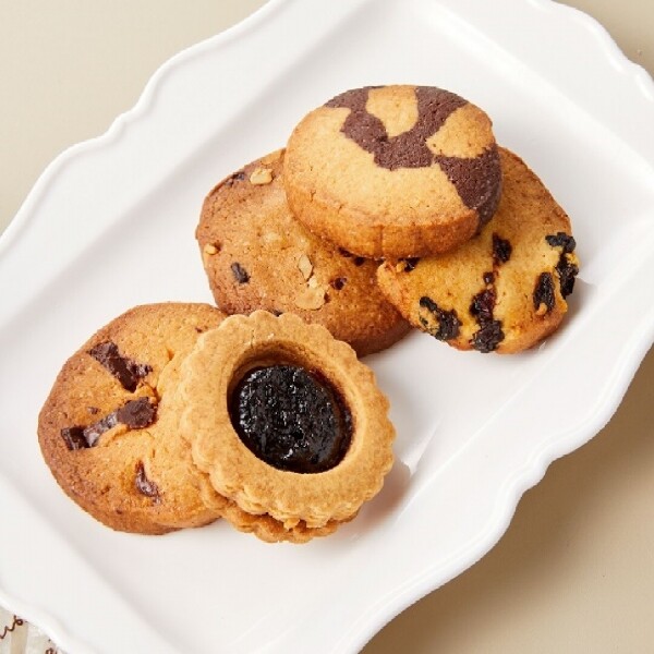 유기가공식품 전문베이커리 올가문,슈퍼푸드 후르츠 사블레 쿠키 4종 선물세트 Super Food Fruit Sablé Cookies