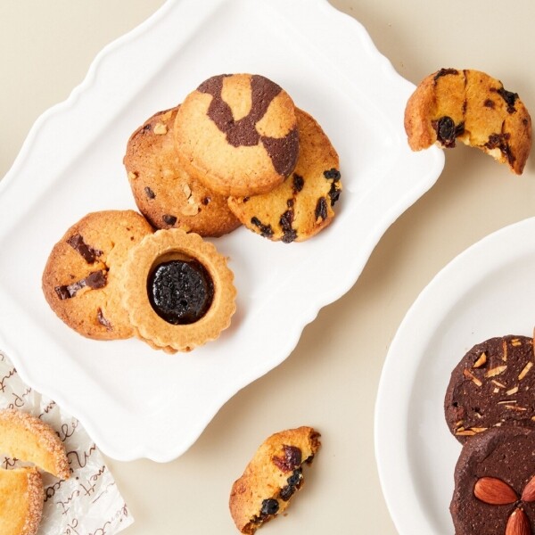 유기가공식품 전문베이커리 올가문,만델 쇼콜라 쿠키 Mandel Chocolat Cookies